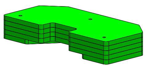 KIT 5 Masses Superieur Bumper Attelage John Deere 245KG référence fournisseur 452996